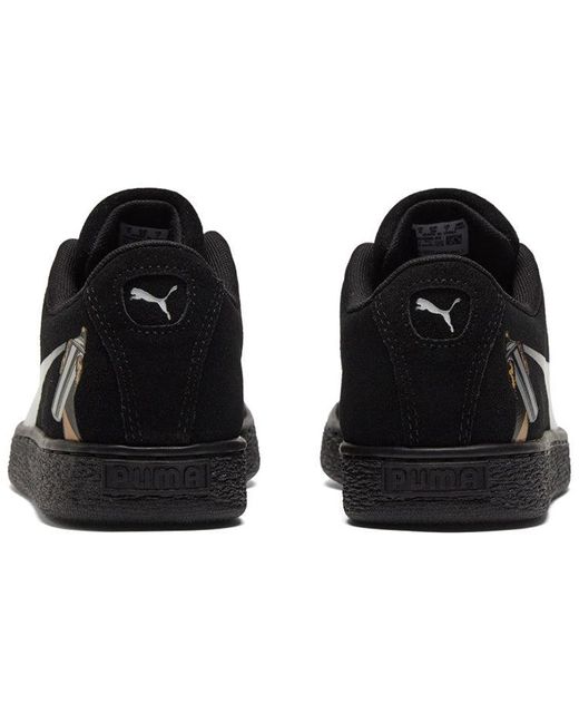 PUMA Black Suede 'Spraycan for men