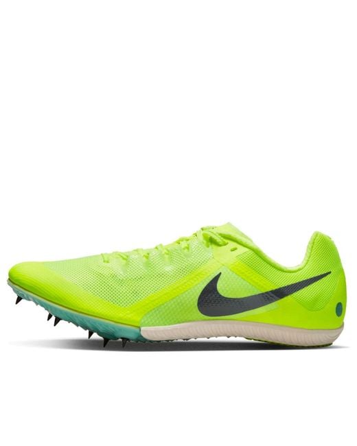 Nike Yellow Air Zoom Rival Multi Spikes 'Volt Mint Foam' for men