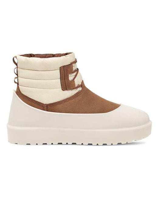 Ugg Natural Classic Mini Lace-Up Weather Boot 'Chestnut Whitecap' for men