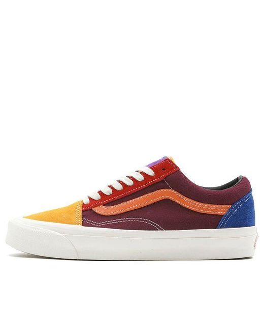 Vans Red Old Skool Lx Og 'Multi-Color' for men