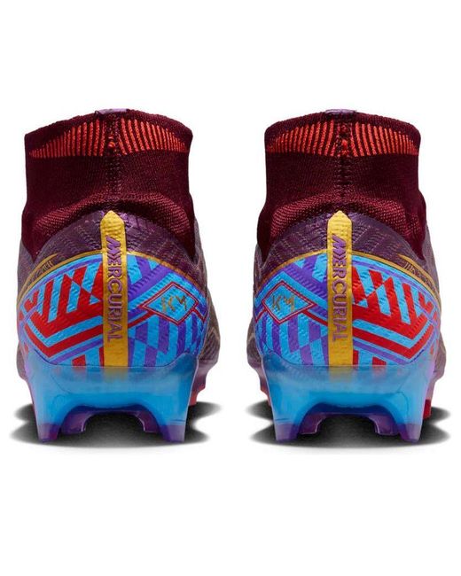 Nike Purple Kylian Mbapp X Mercurial Superfly 9 Elite Fg 'Dark Beetroot' for men