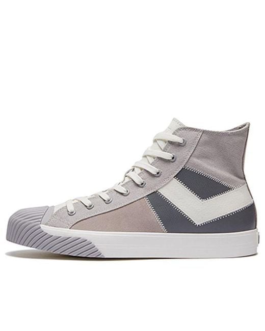Product Of New York Gray Shooter High Canvas Shoes for men