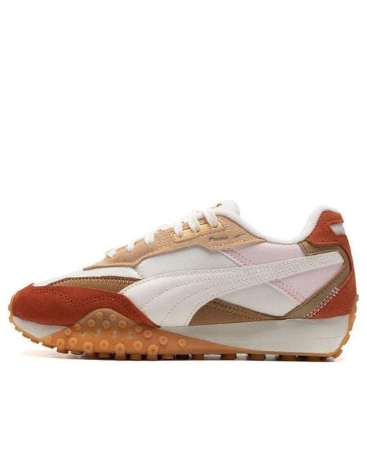 PUMA White Blktop Rider 'Warm Apple Cider'