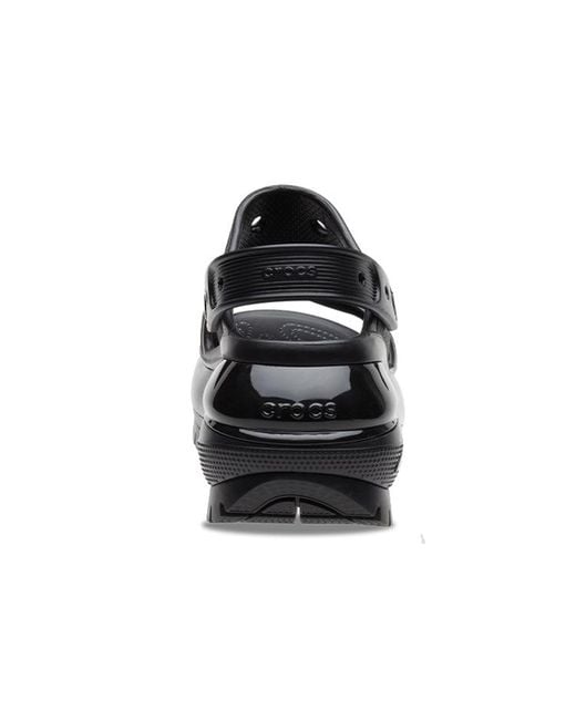 CROCSTM Black Mega Crush Sandal for men