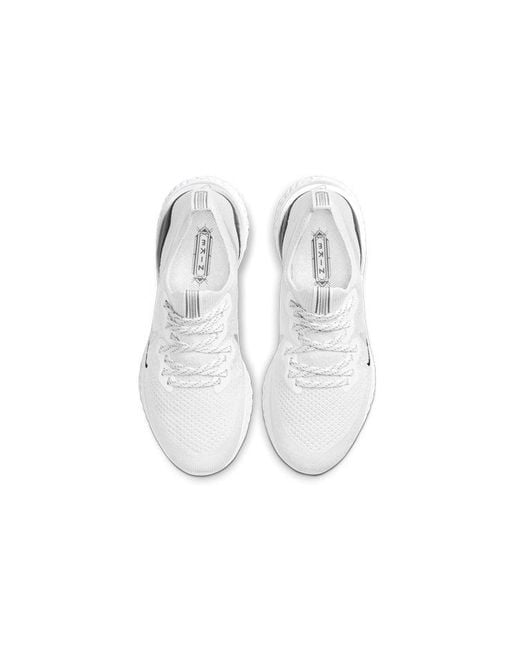 Nike White (Wmns) Epic React Flyknit 2 Metallic'
