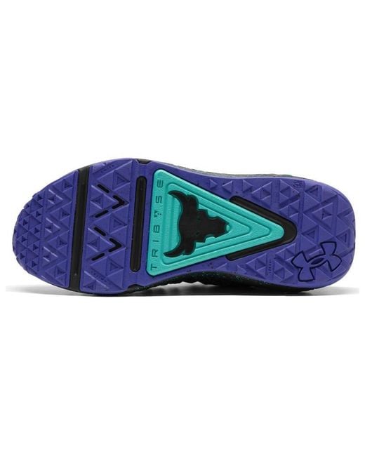Under Armour Blue Project Rock 6 Running Shoes for men