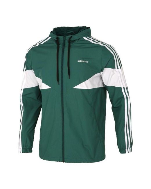adidas Spring Authentic Outdoor Windproof Woven Jacket Green for Men | Lyst