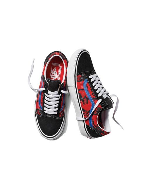 Vans Red Krooked X Skate Old Skool 'Natas For Ray Barbee' for men