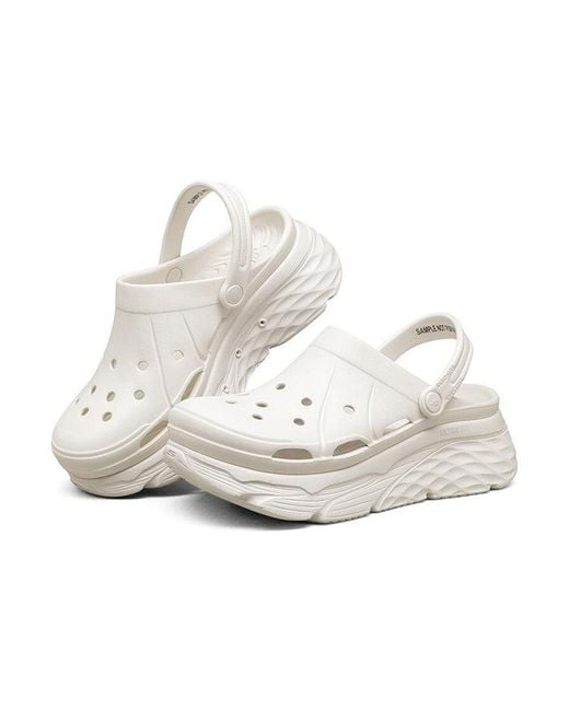 Skechers White (Wmns) Foamies Max Cushioning