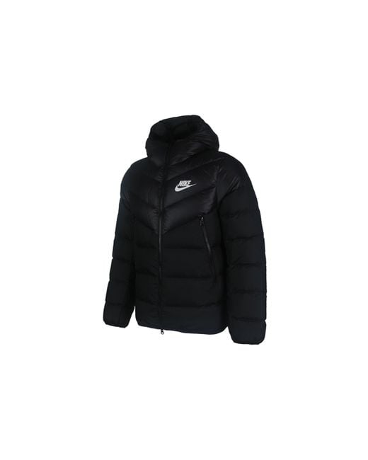 Nike Blue Sportswear Down Fill Sports Hooded Down Jacket for men