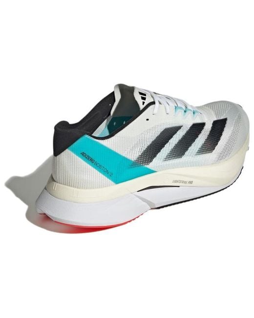 Adidas Blue Adizero Boston 12 Running Light Aqua' for men