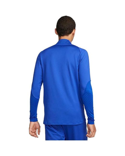 Nike Blue X Paris Saint-Germain Strike Dri-Fit Knit Football Drill Top for men