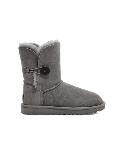 Ugg Gray (Wmns) Bailey Button Ii Boot Fleece Lined