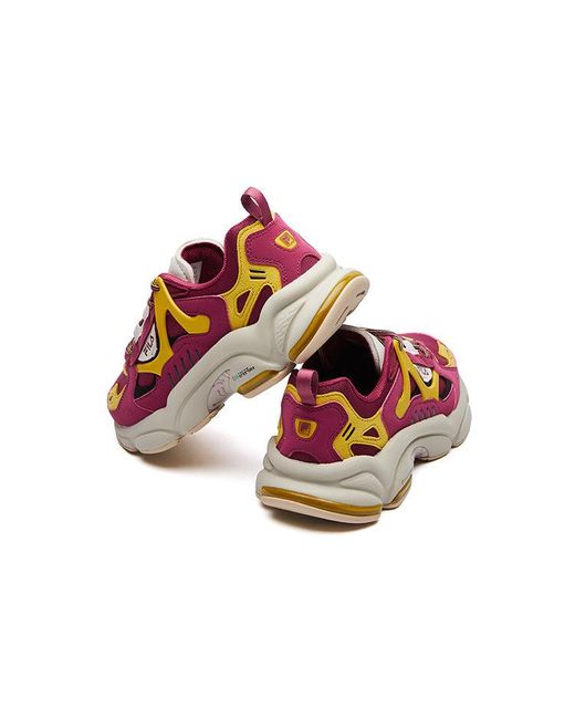 Fila Pink (Wmns) Fila Rjv Low-Top Running Shoes
