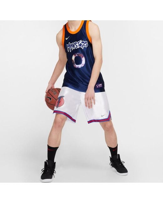 Nike Blue Ss20 Lebron X Monstars Crossover Dna Jersey Large Basketball Vest for men