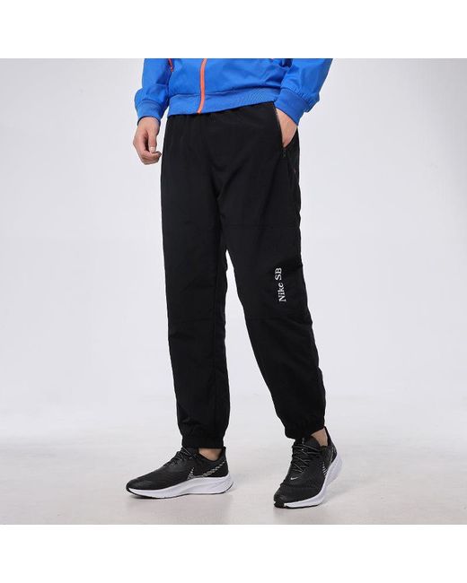Nike Black Nk Sb Skateboard Y2K Gfx Track Pant Sports Knit Long Pant for men