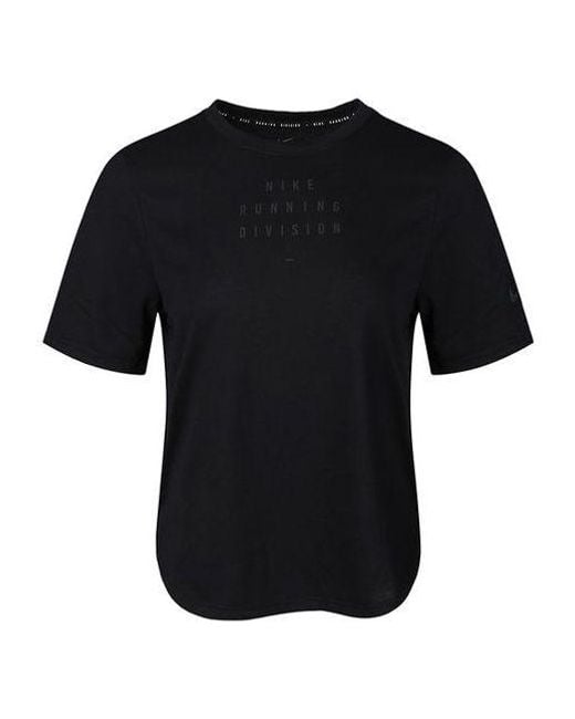 Nike Black (Wmns) Ss20 Athleisure Casual Sports Short Sleeve