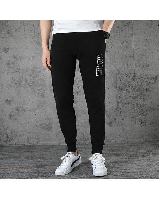 PUMA Black Athletics Sweatpants for men