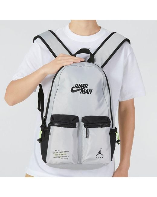 Nike Gray Jumpman X Nike Backpack for men