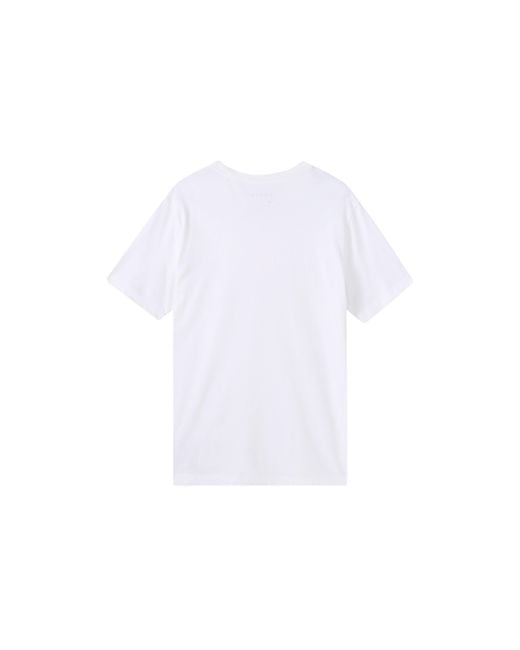 Nike White Jumpman Logo Printing Pullover Round Neck Short Sleeve for men