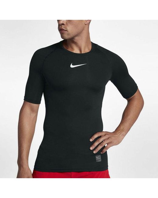 Nike Black Pro Quick Dry Training Sports Short Sleeve for men
