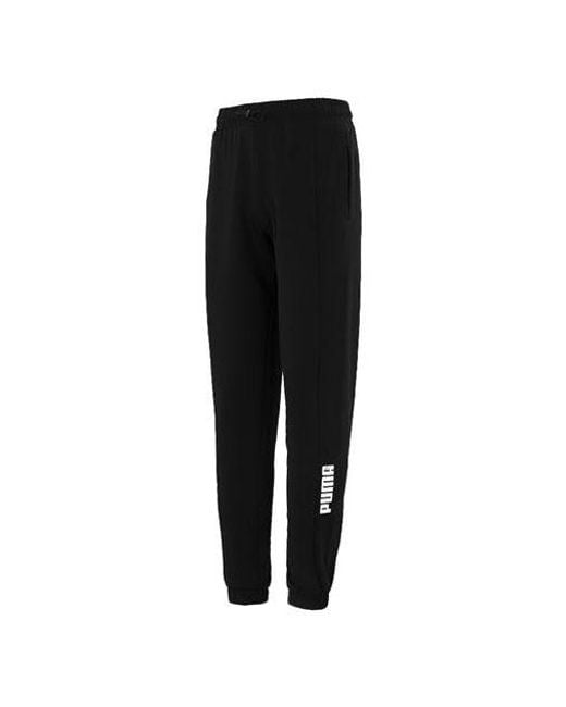 PUMA Black Track Pants for men