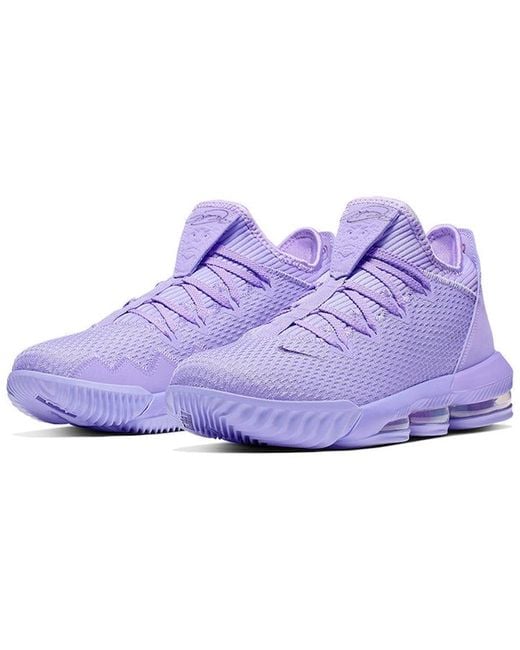 Nike Purple Lebron 16 Low Basketball Shoe for men