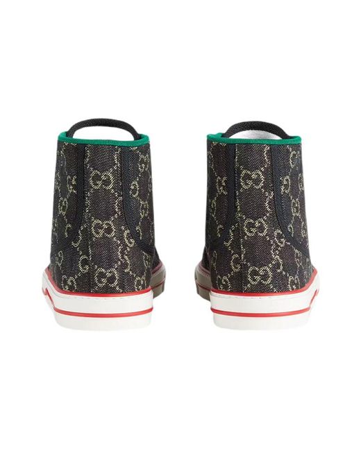 Gucci Black Tennis 1977 High Mini Gg' for men