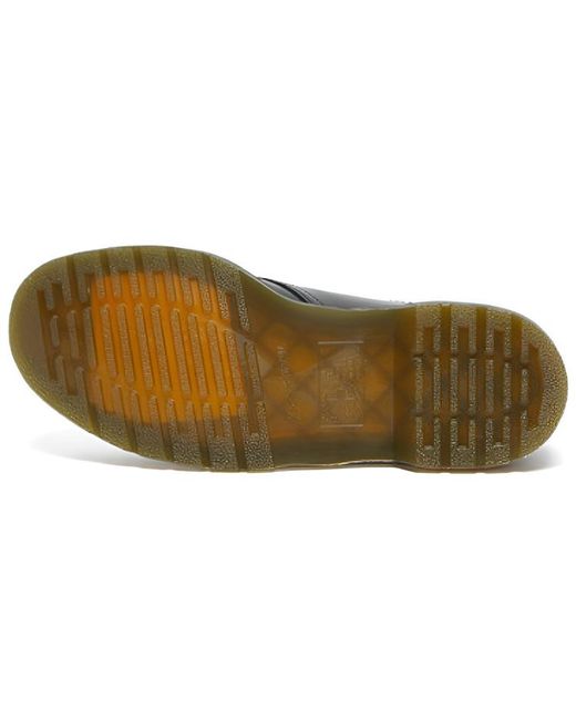 Dr. Martens Black 1461 Guard Panel Leather Shoes for men
