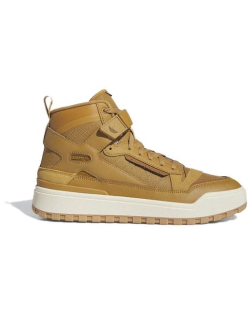 Adidas Brown Forum Boot 'Mesa Gum' for men