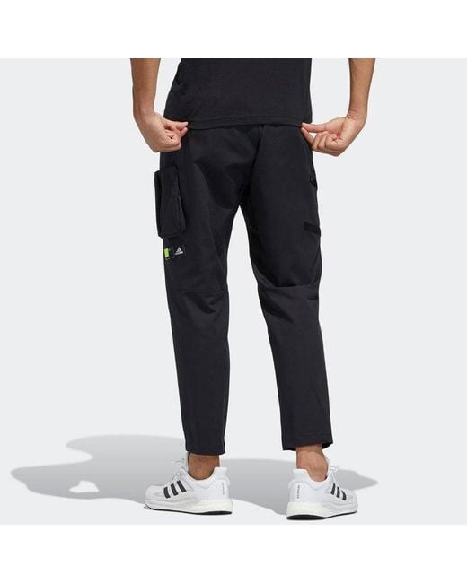 Adidas Blue Th Pnt Twl Cstm Woven Sports Long Pants for men