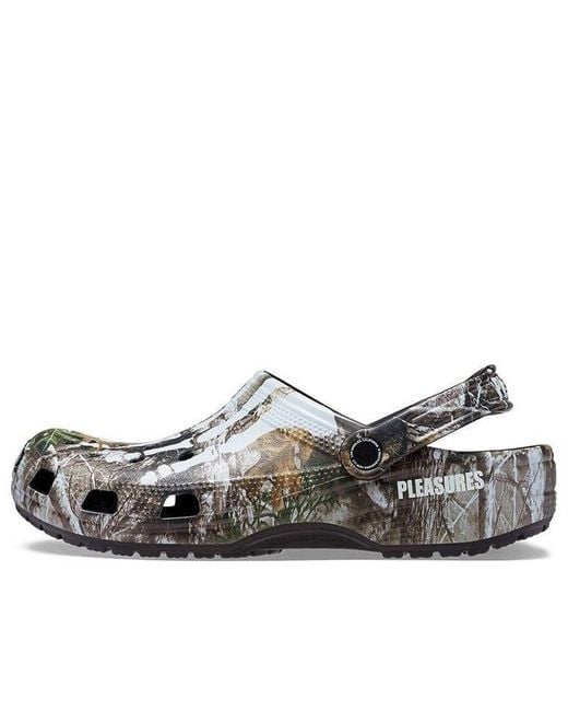 CROCSTM Gray Pleasures X Realtree X Classic Clog 'Skeleton for men