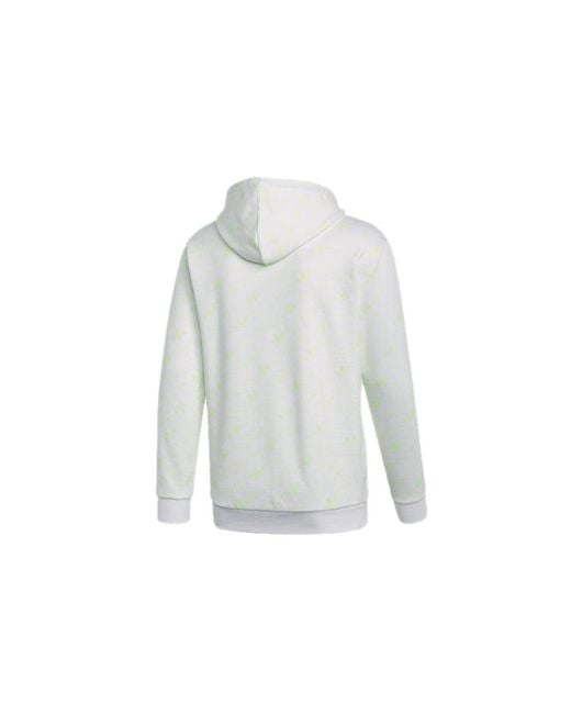 Adidas White Originals Mono Hoodle Hooded Sports Pullover for men