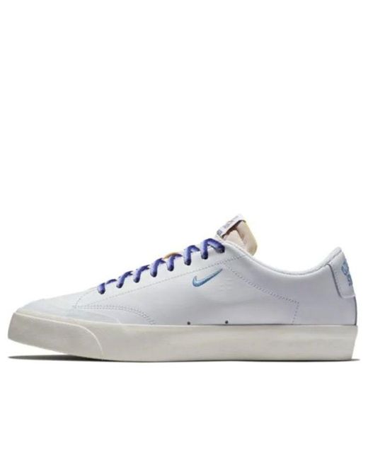 Nike White Quartersnacks X Sb Blazer Low Xt for men