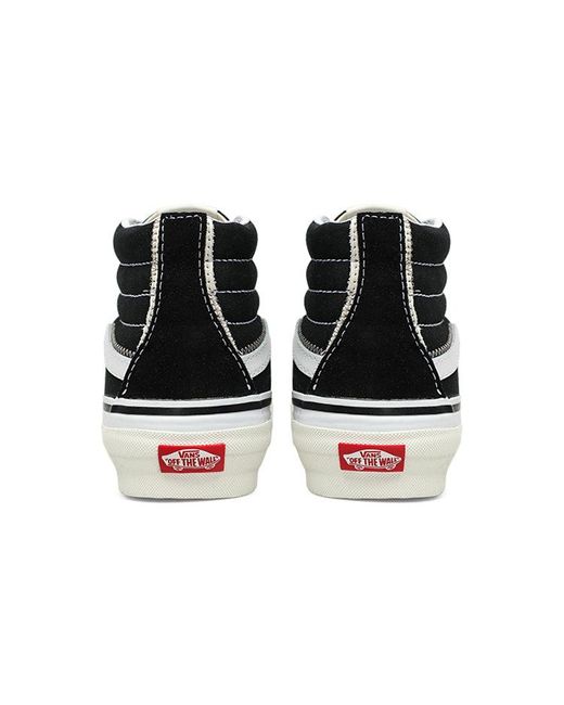 Vans Black Sk8-Hi Reconstruct for men