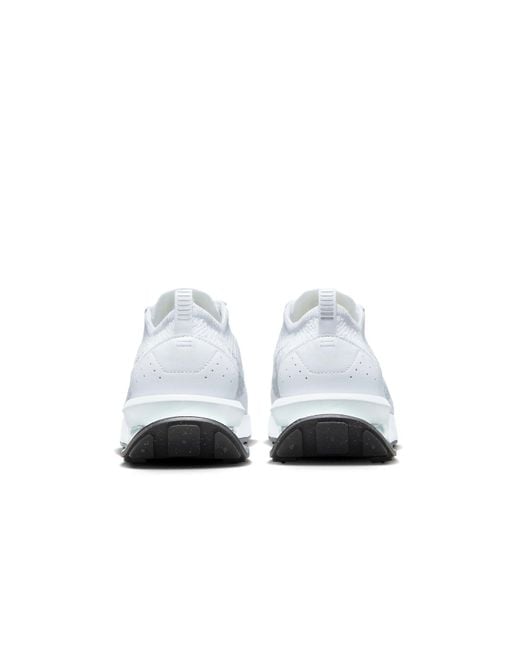 Nike White Air Max Flyknit Racer Next Nature 'Pure Platinum' for men