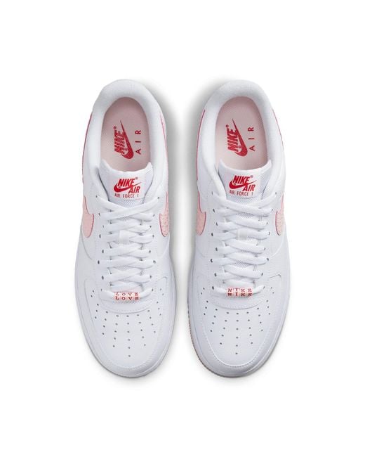 Nike White Air Force 1 '07 'Valentine's Day 2022' for men