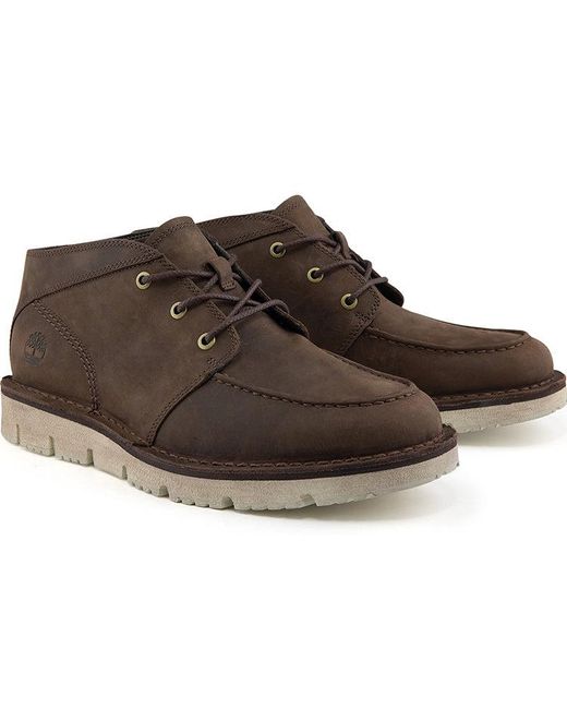 Timberland Westmore Moc-Toe Chukka Boots in Brown for Men | Lyst UK