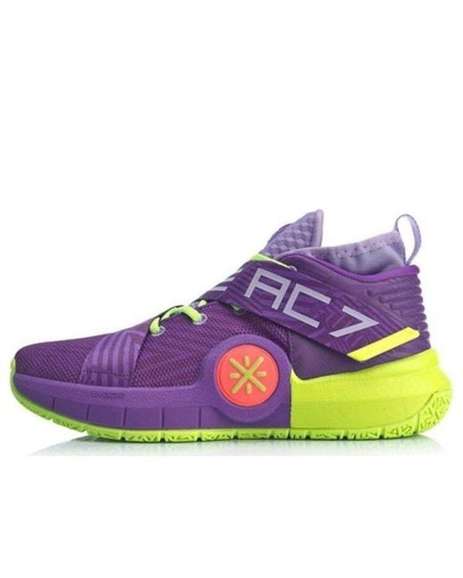 Li-ning Purple Wade All City 7 for men