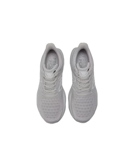 New Balance White Fresh Foam X 1080V12 'Rain Cloud Castlerock' for men