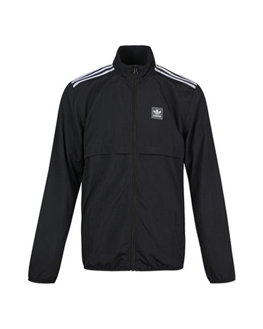 Adidas Black Originals Class Action Jk Sports Windproof Jacket for men