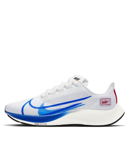 Nike Blue Air Zoom Pegasus 37 Premium Game Royal' for men