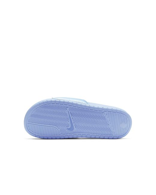 Nike Blue (Wmns) Benassi Jdi Slide 'Aluminum'