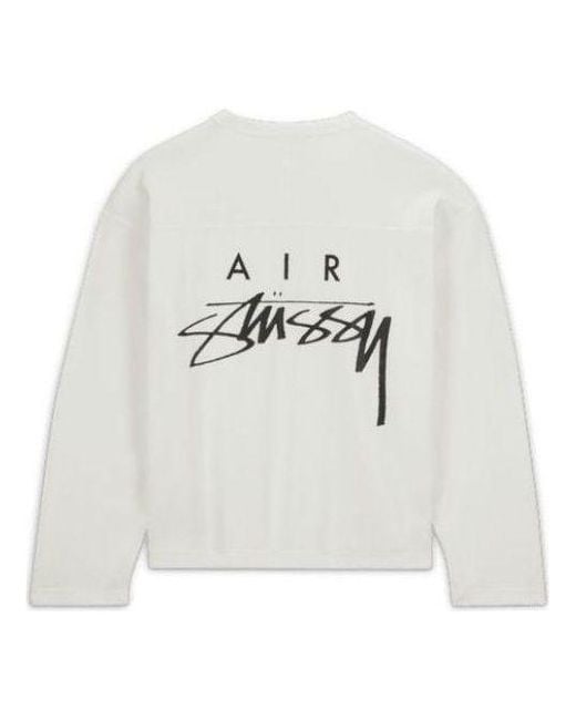 Nike X Stussy Long Sleeve Top in White for Men | Lyst UK