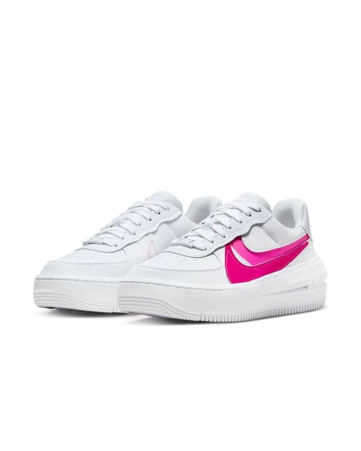 Nike Pink (Wmns) Air Force 1 Plt.Af.Orm Fireberry'