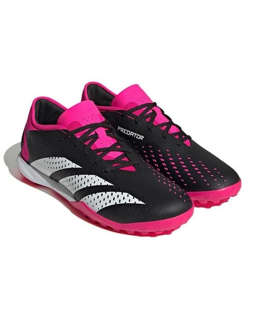 Adidas Pink Predator Accuracy.3 Low Tf 'Core Team Shock' for men