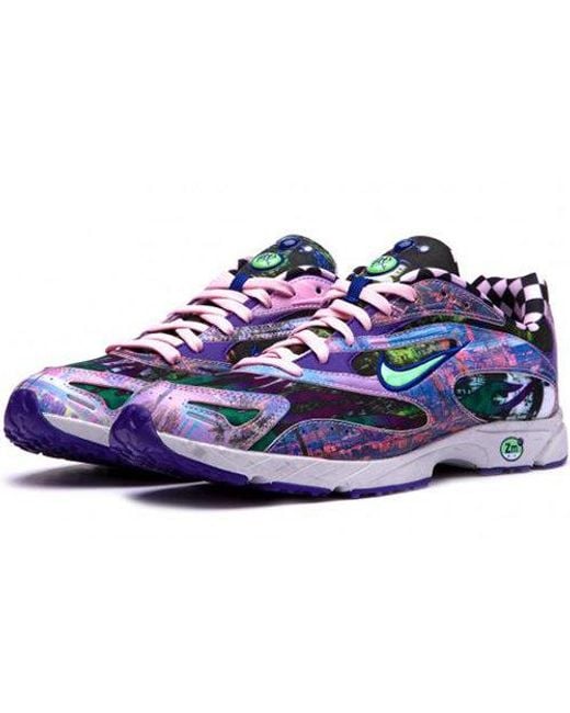 Nike Multicolor Zoom Streak Spectrum Plus Premium Court Purple/ Lt Poison Green for men