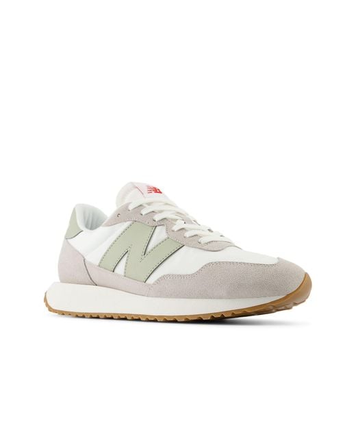New Balance White 237 for men