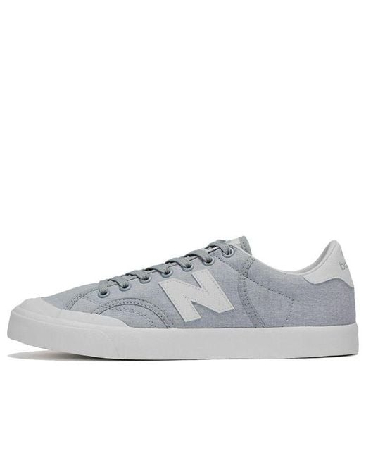 New Balance Gray Procts Series Retro Low Tops Casual Skateboarding Shoes for men