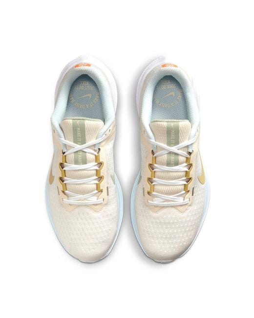Nike White (Wmns) Air Zoom Winflo Running Shoes Sail Buff'
